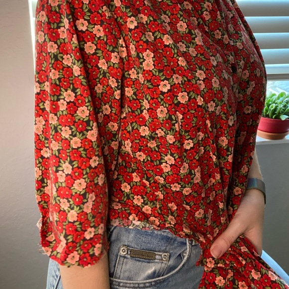Floral button down - Picture 2 of 2
